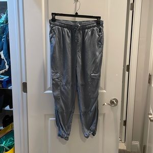 Side Stitch Cropped joggers small